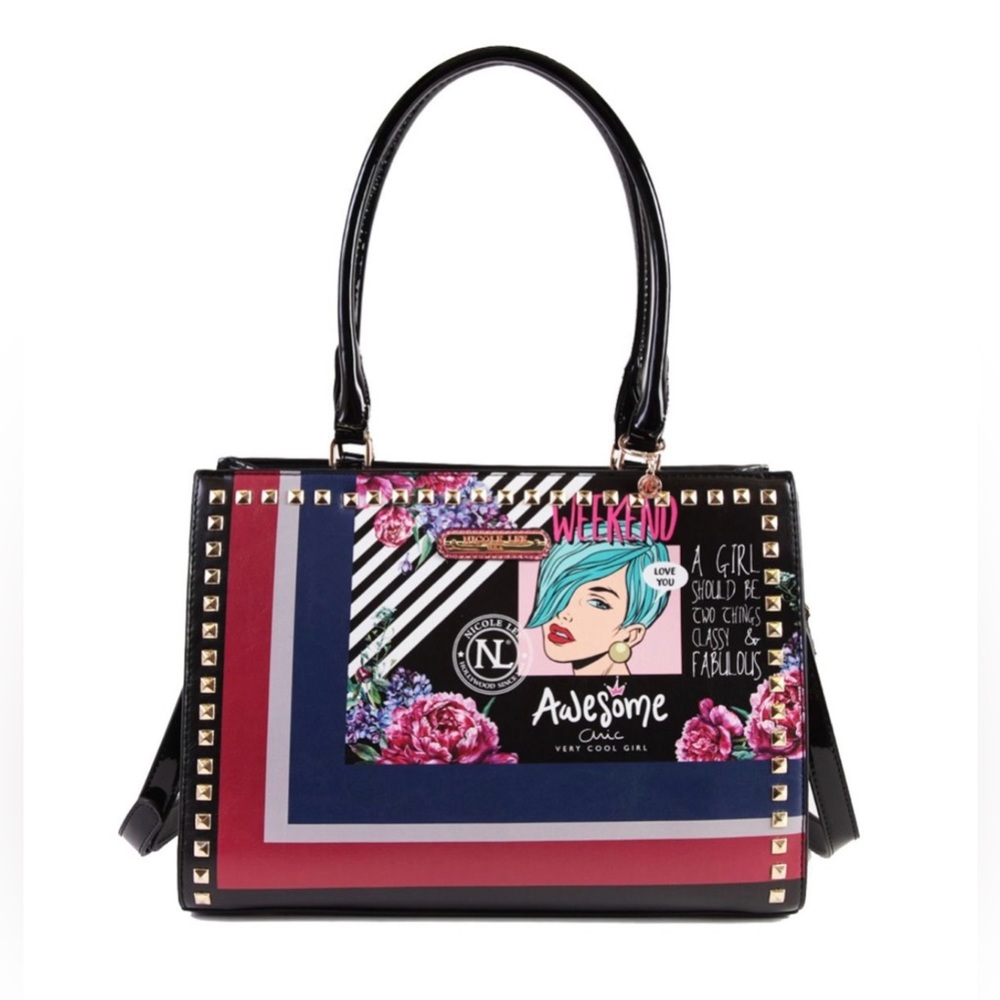 Nicole Lee Satchel Bag Weekend Awesome Chic